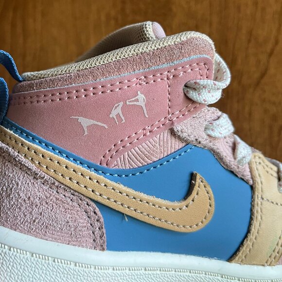 Nike Air Jordan 1 retro pastel sneakers 8C - Picture 10 of 16